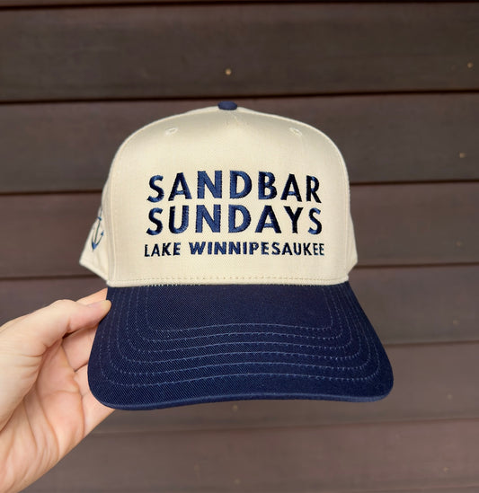 Sandbar Sundays Anchor Hat