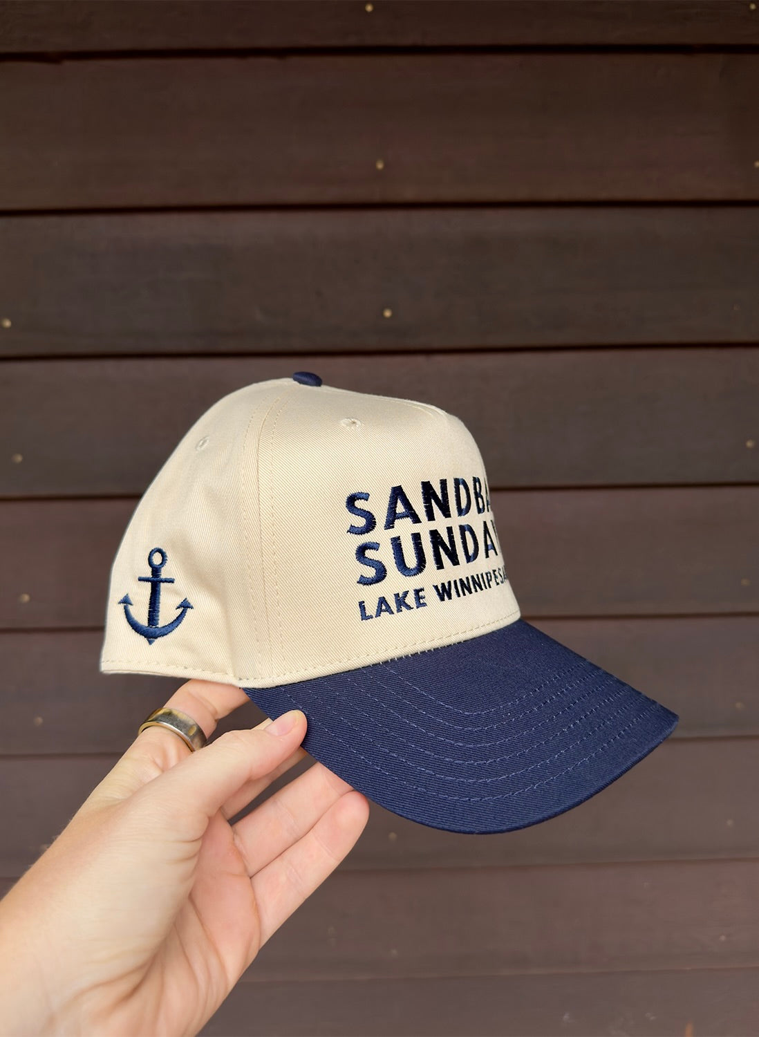 Sandbar Sundays Anchor Hat